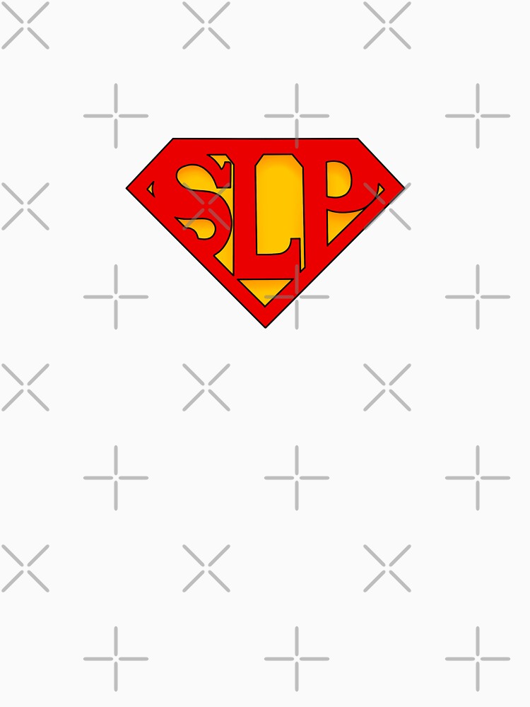 SLP Speech Language Pathologist Superhero Logo by MaeleaTan