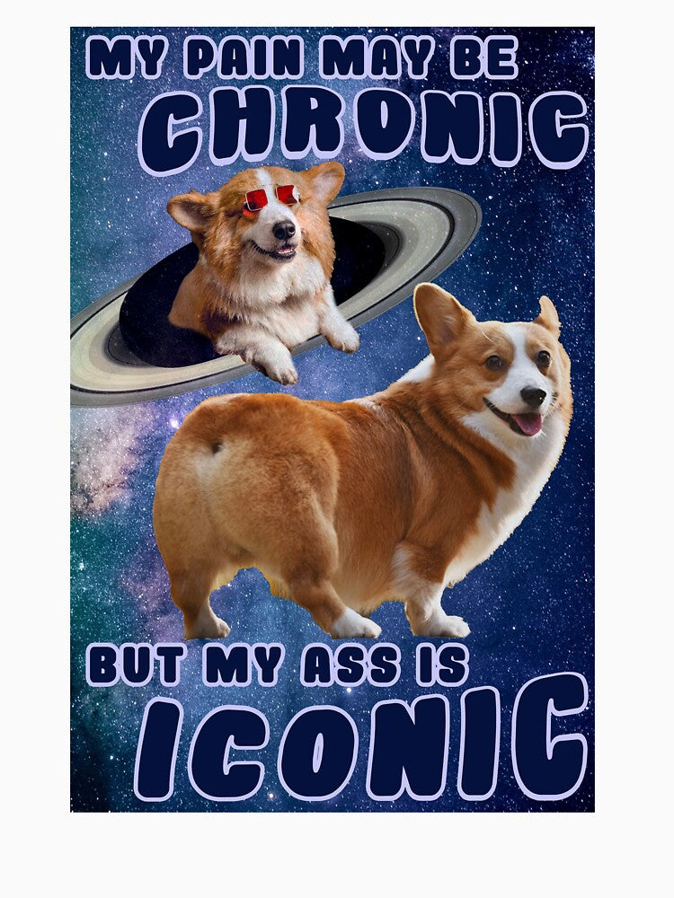 My Pain May Be Chronic But My Butt Is Iconic by Bargainbin