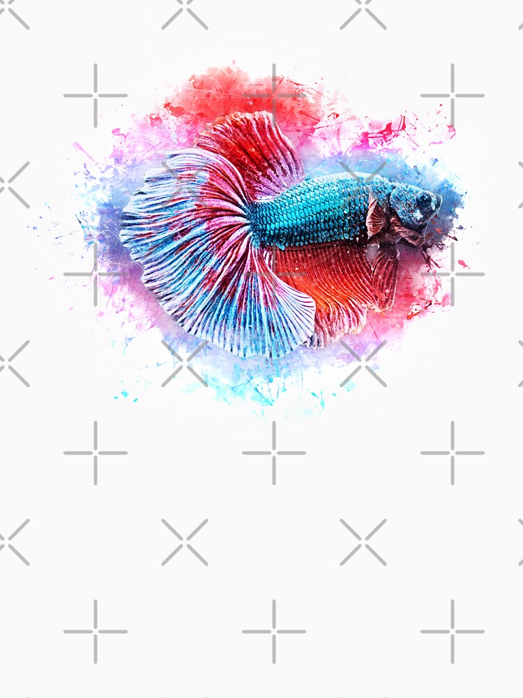 Fighting Fish Halfmoon - Betta splendens by AquariumLutter