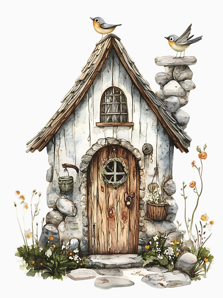 Fairycore Aesthetic: Ethereal Forest Fairy House by bapupa