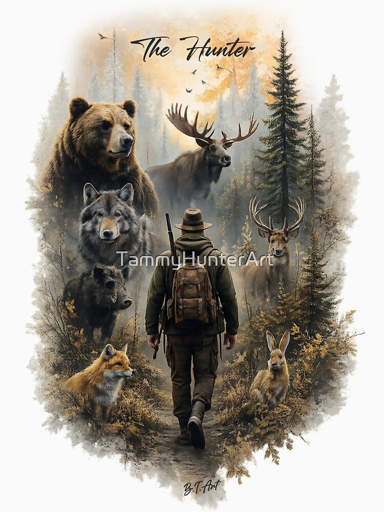 The Hunter , Into the Wild Silence by TammyHunterArt
