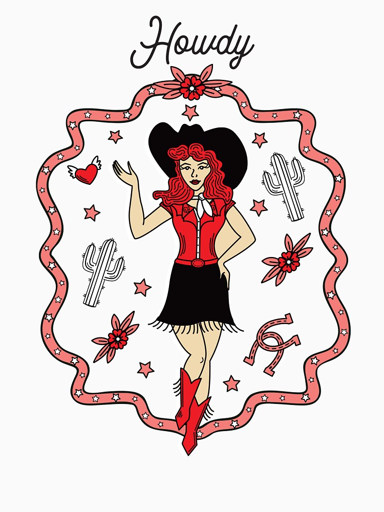 Howdy Western Cowgirl by MyMaxDesign