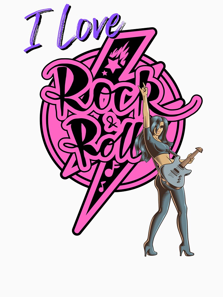 I Love Rock& Roll - Pink, Light by Mean-Musician
