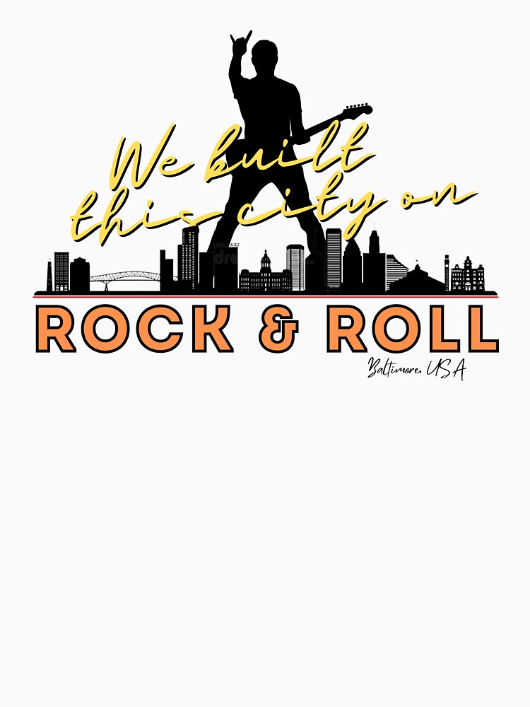We Built this City - Baltimore, Yellow by Mean-Musician