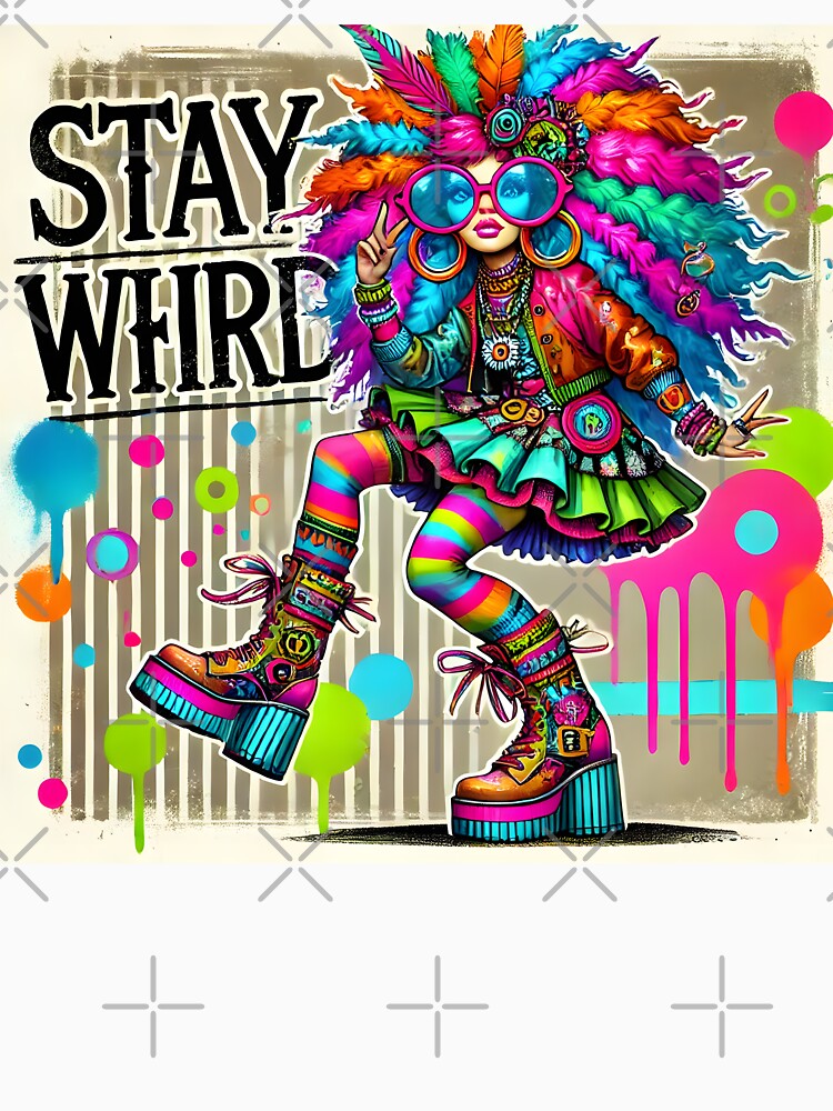 Stay Weird – Quirky and Fun Typography Design by ArtfullyJua
