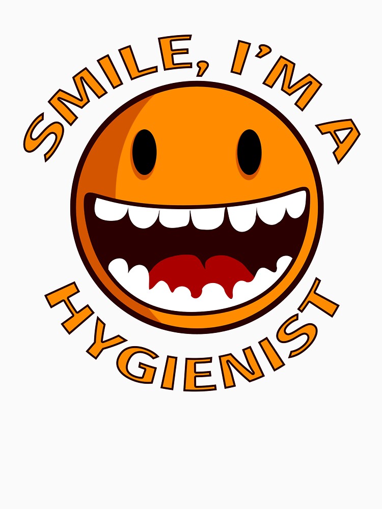Dental Hygienist Smiles Cartoon Teeth by jacks-tees