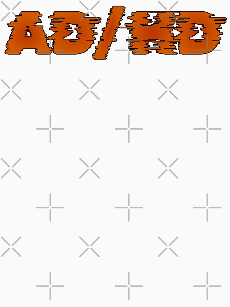 AD/HD Glitchy Text by MattC_Design