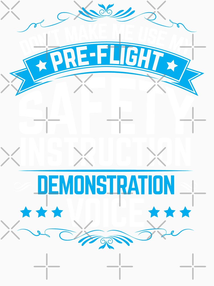 Flight Attendant Cabin Crew Stewardess Steward by Krautshirts