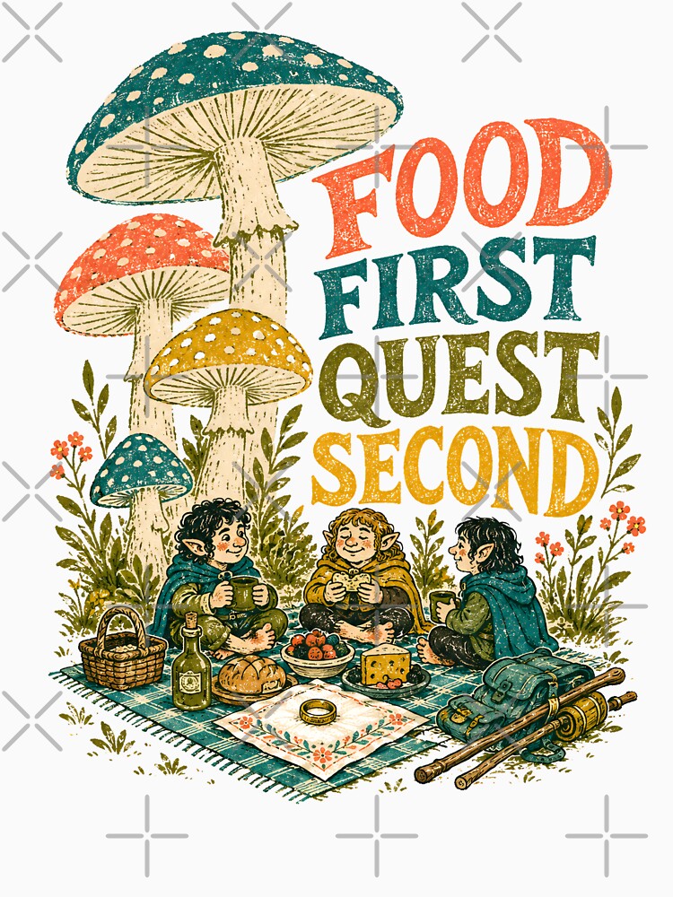 Food First Quest Second Whimsical Fantasy Picnic by Fenay Designs