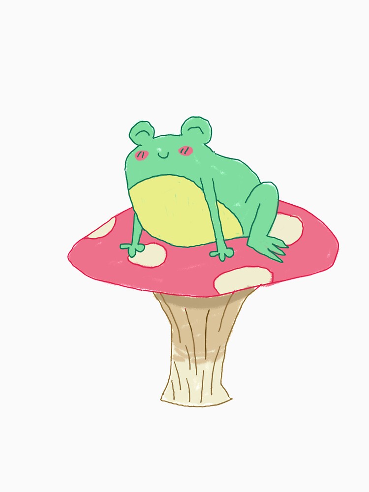 Froggie on Toadstool! by degraceart
