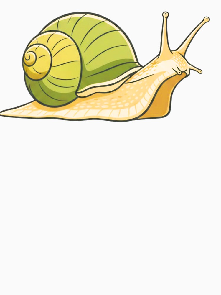 Slow Progress Snail – Calm Low Energy Animal Illustration by AdicretorDesign