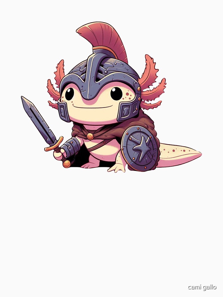 CUTE AXALOTL FIGHTER by cami gallo