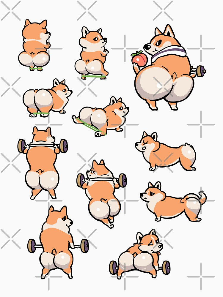 BEST GLUTES FOR CORGIS WORKOUT by Huebucket
