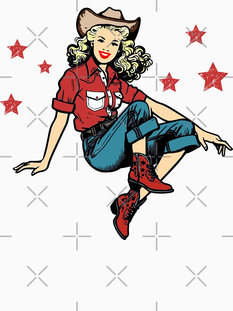Vintage Cowgirl Graphic by handsoftime2020