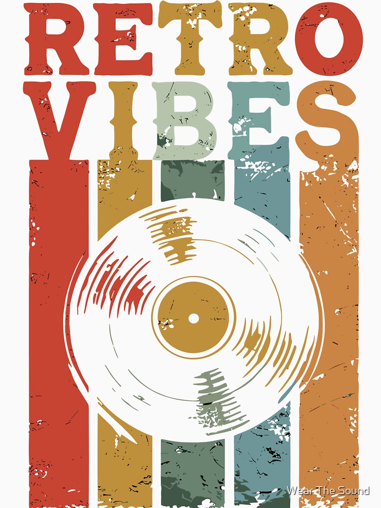 RETRO VIBES: Vintage Vinyl & 70s/80s Colors by Wear The Sound