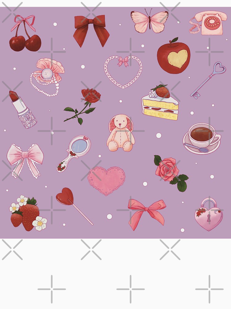 Coquette Aesthetic Pattern by daniasdesigns