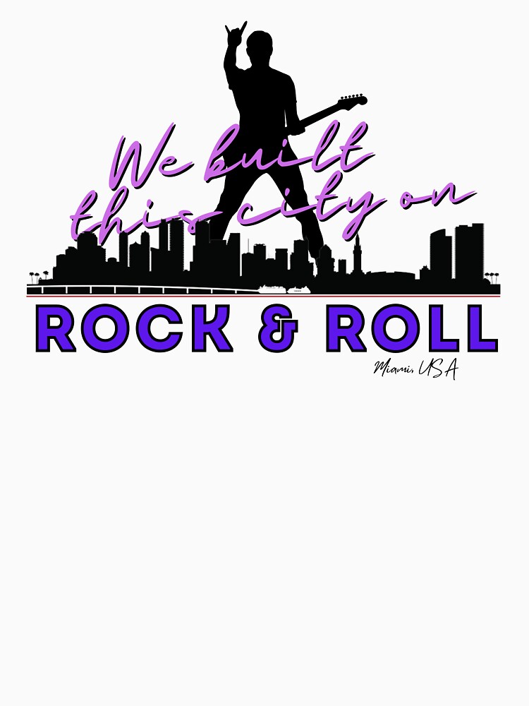 We Built this City - Miami, Purple by Mean-Musician