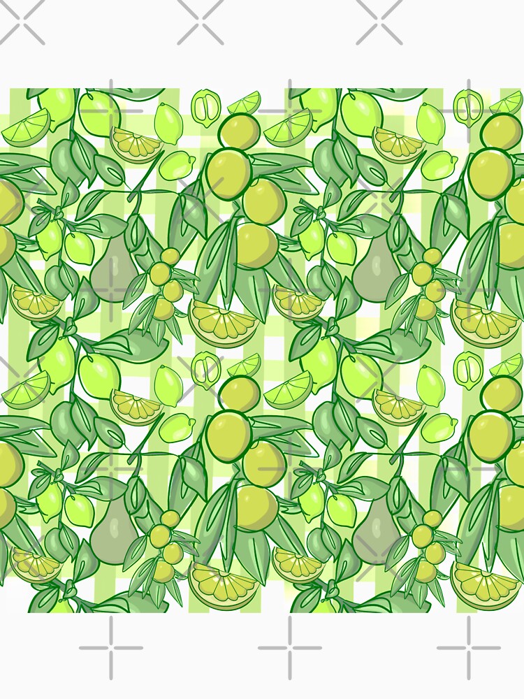 Citrus and Gingham Green by willowsbunnies