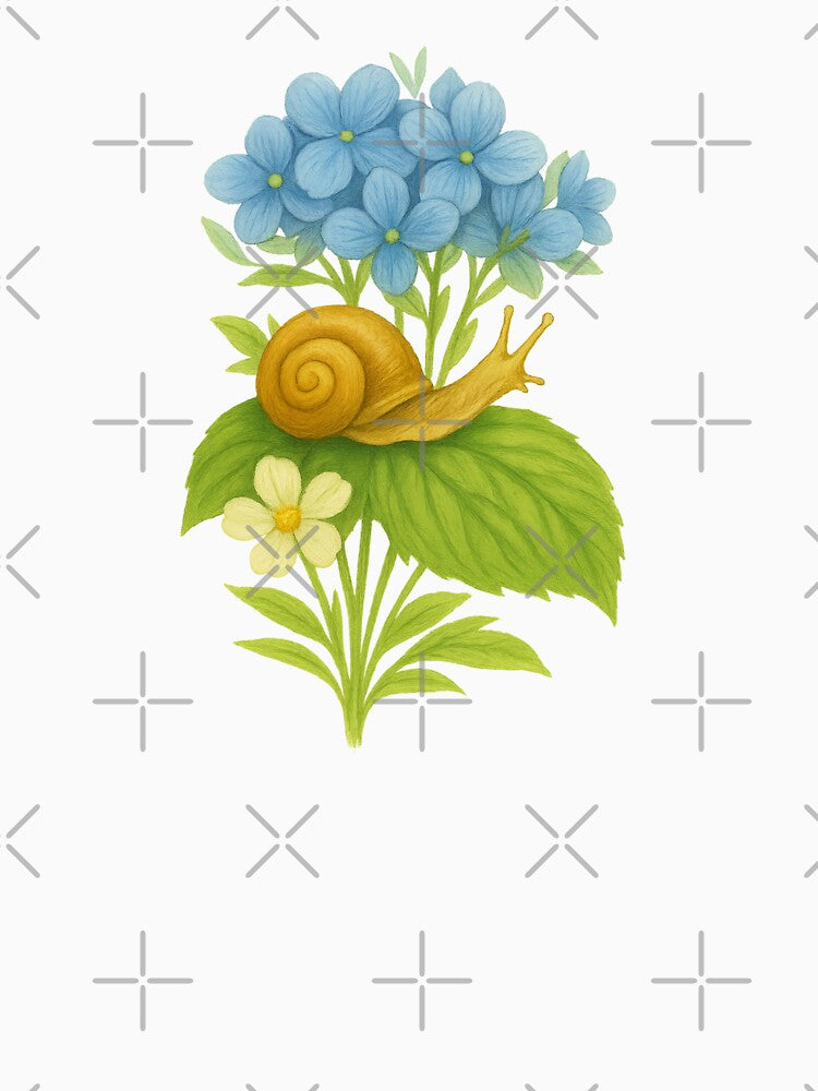 Snail’s Hydrangea Stroll by mia-miranda