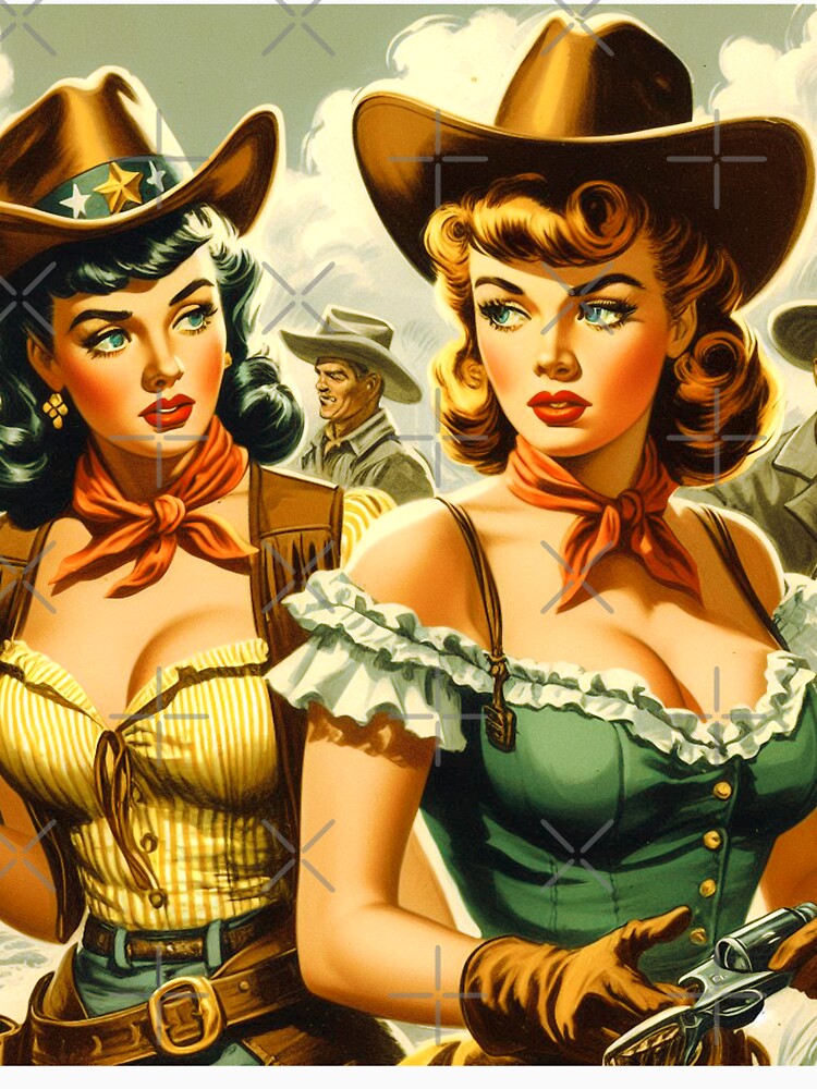 Retro Western Girls by PulpVintage