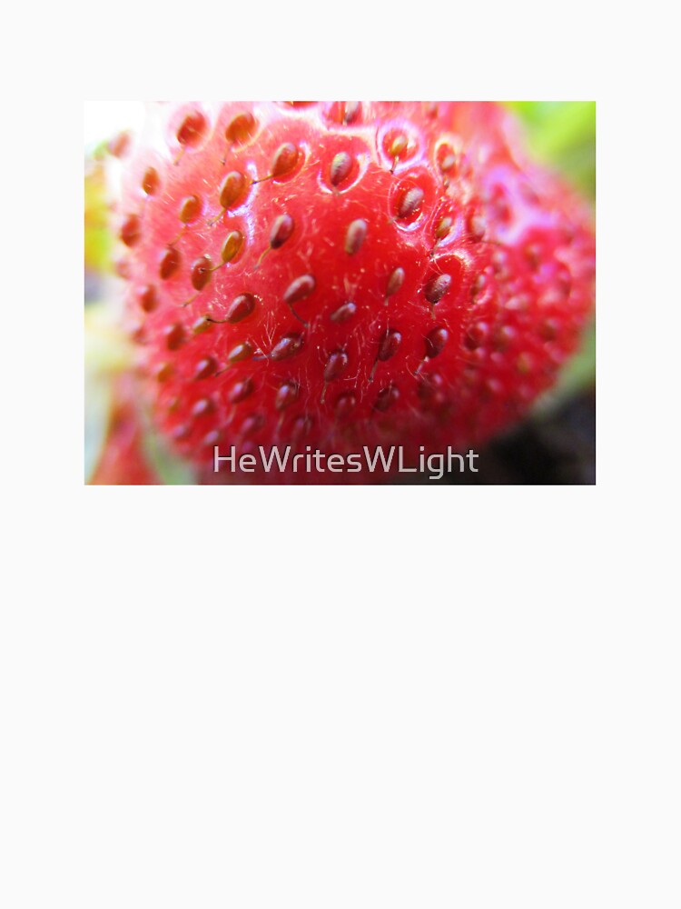 Bright Red Strawberry by HeWritesWLight