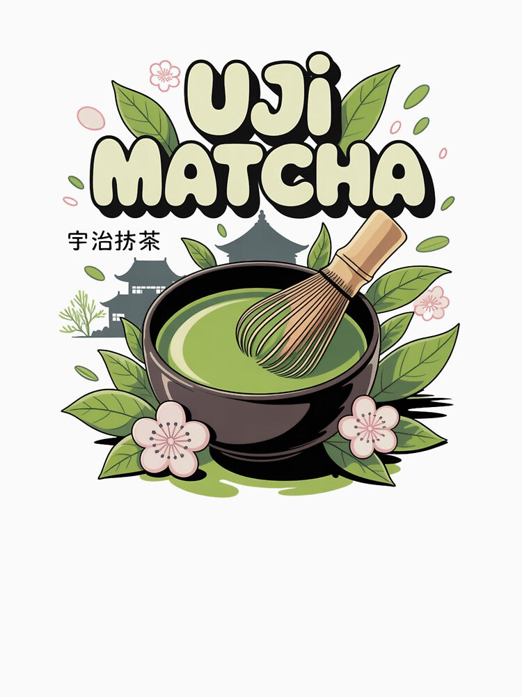 Uji Matcha Japanese Tea Kawaii Sticker by LukaRealm