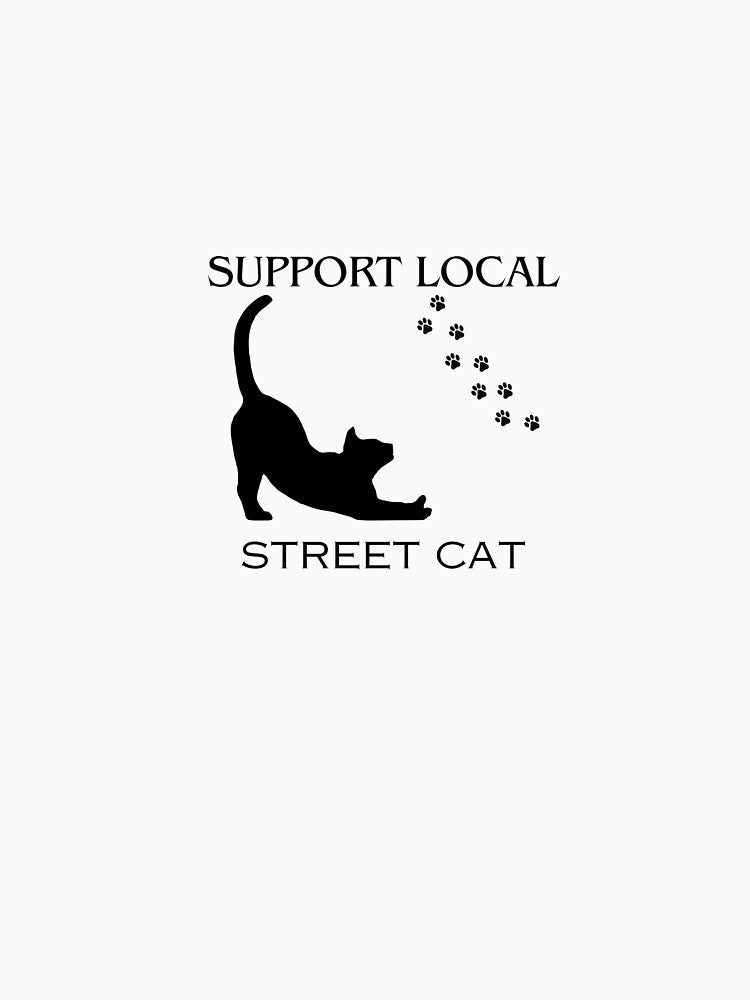 Comfort Colors® Unisex Garment Dyed Street Cat T-Shirt - Animal Lover Tee with Raccoon, Opossum, and Skunk Designs - Street Wildlife by Alienshopdesign