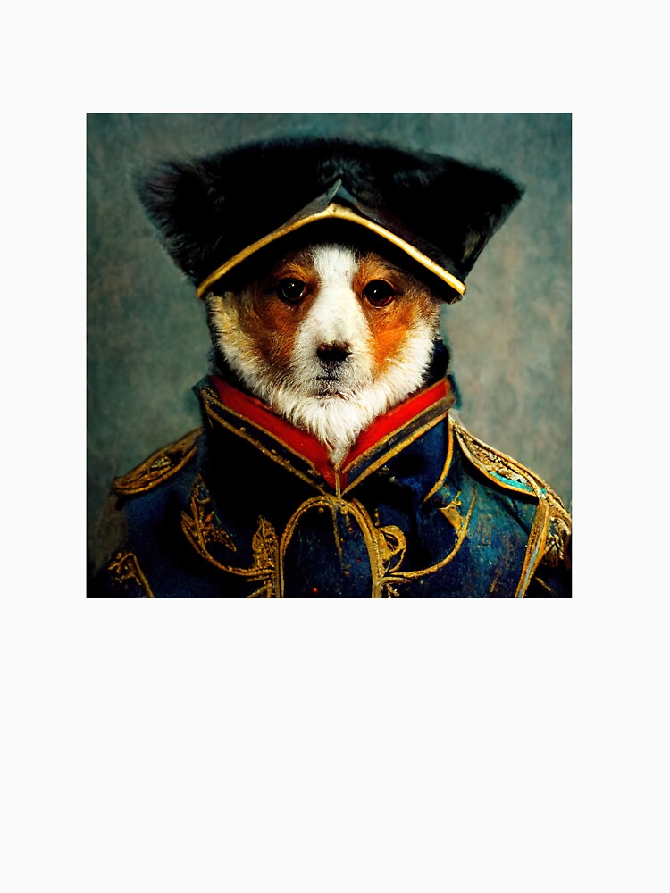 Corgi as Napoleonic general by Aliveforfun