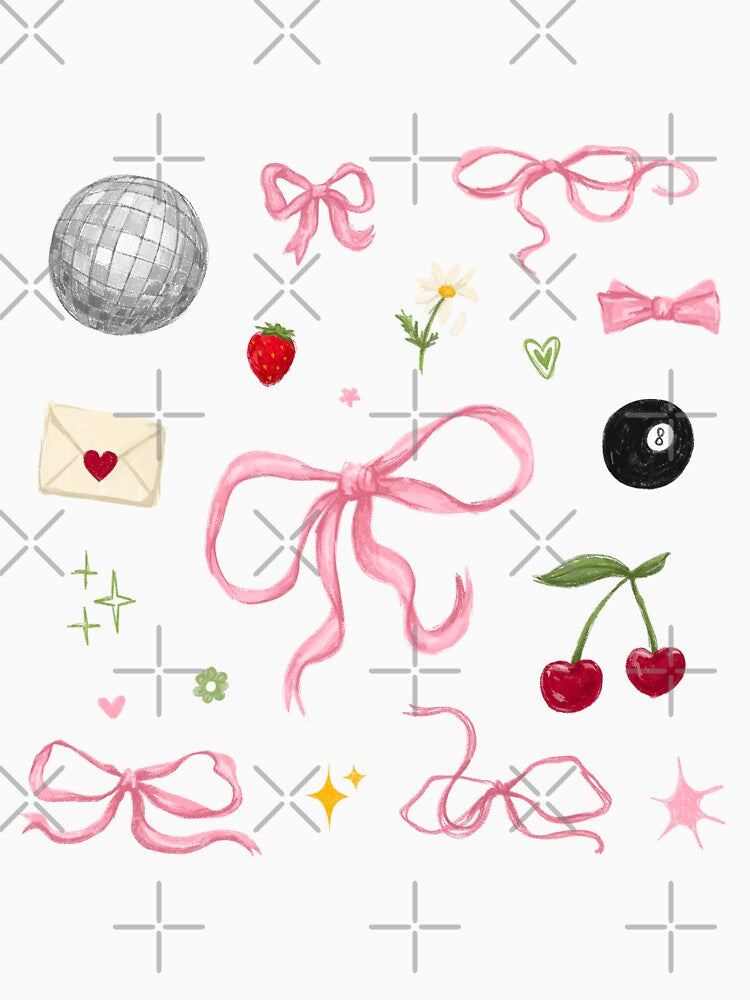 retro bows set by delicate-pov
