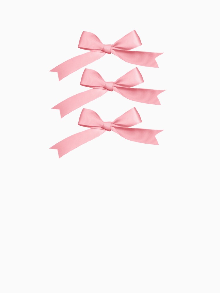 Coquette balletcore pink ribbon bow by Pixiedrop