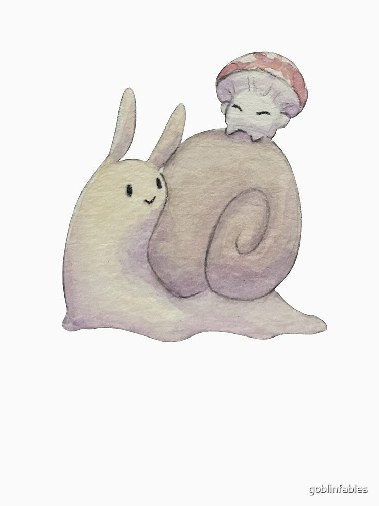 Snail and Amanita by goblinfables
