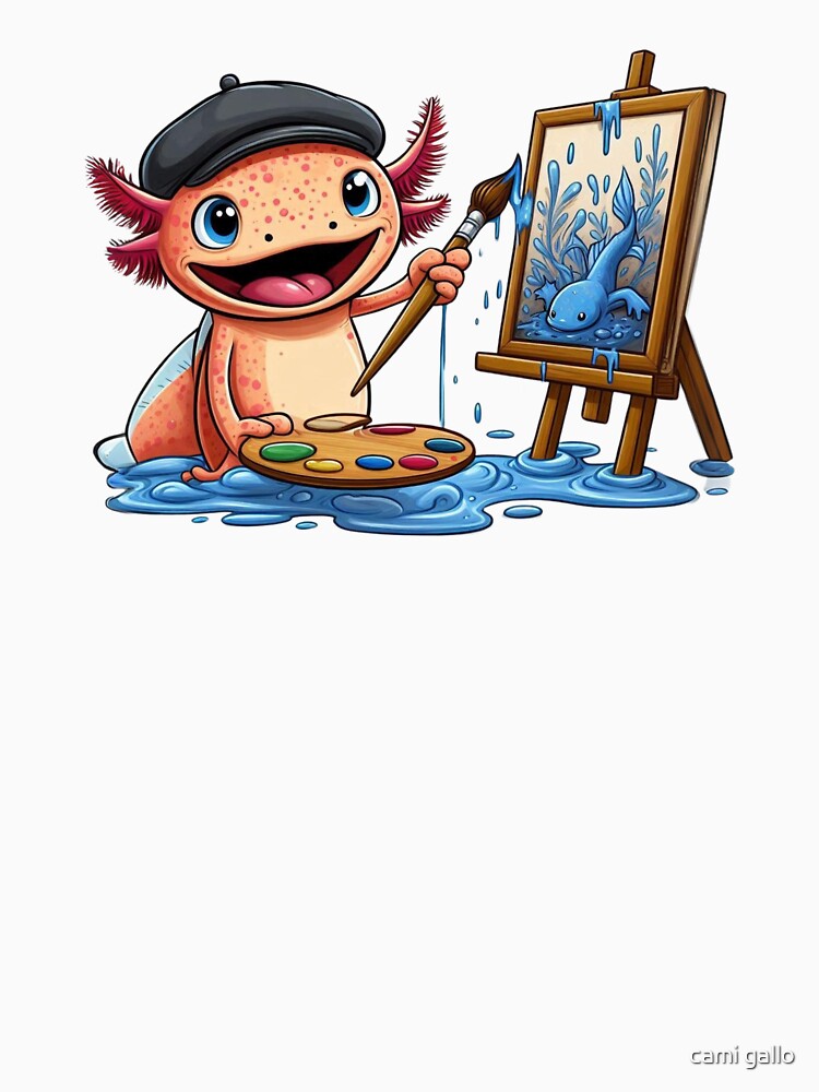 CUTE AXALOTL ARTIST by cami gallo