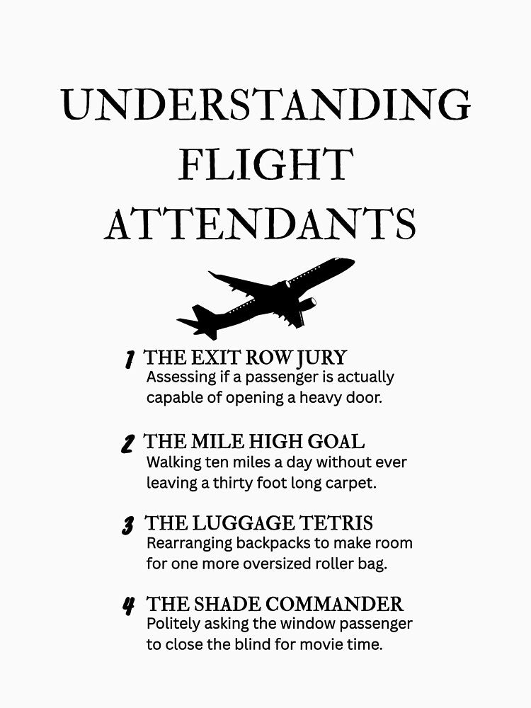 Stewardess Definition Funny Professional Quote by PsyFlow35