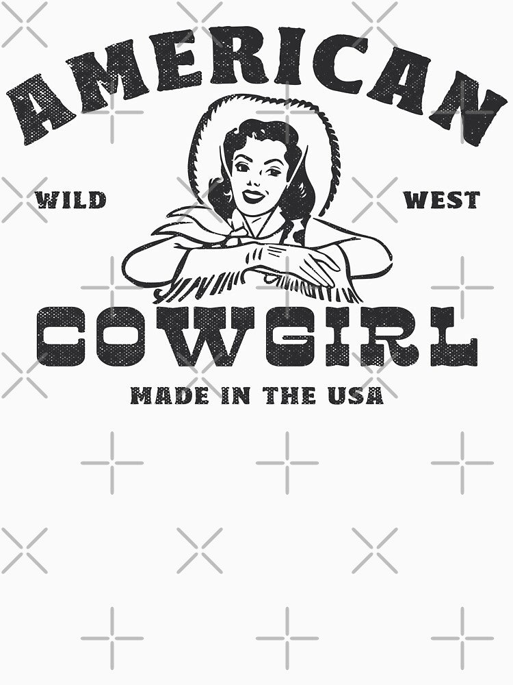 American Cowgirl Vintage Wild West Western Gifts by TonySpencer