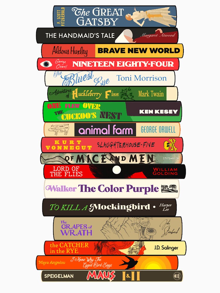 Banned Books Stack 1 by WrayDesign