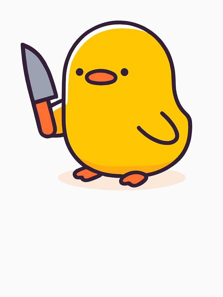 Duck with Knife by BerryTeeShop