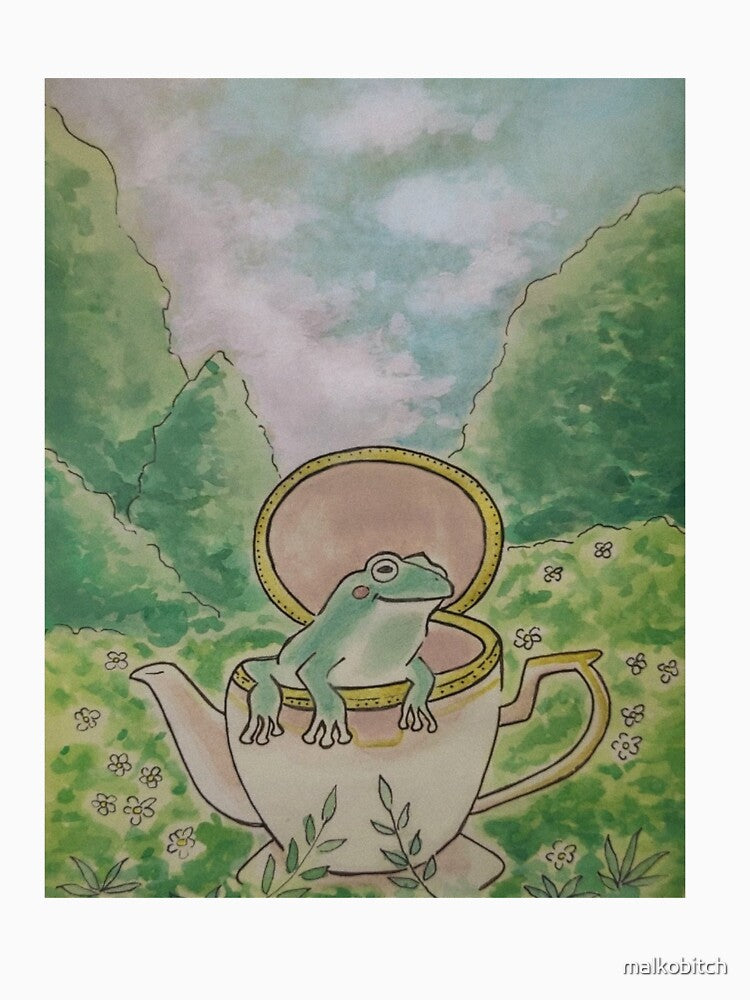 Picnic frog by malkobitch
