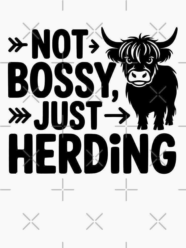 Not Bossy Just Herding by theartfulaspie