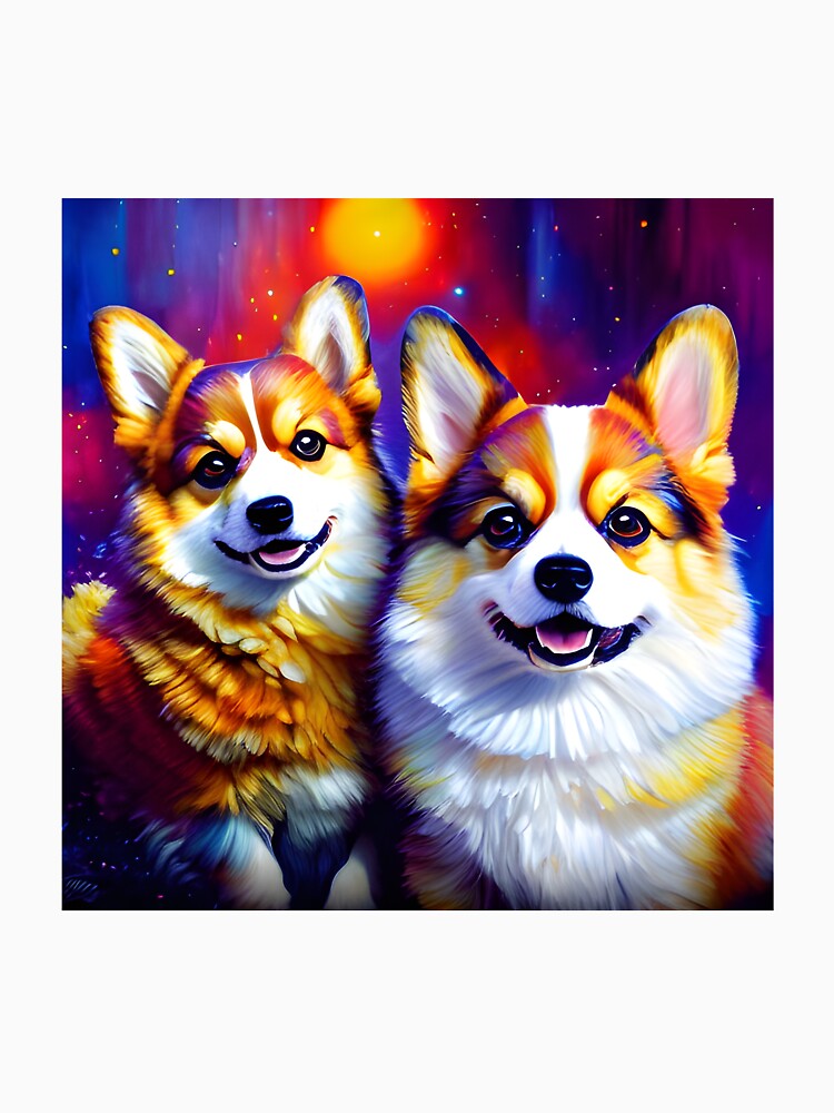 Adorable Corgi Pup - A Joyful Companion for Your Home by RoslinShaw