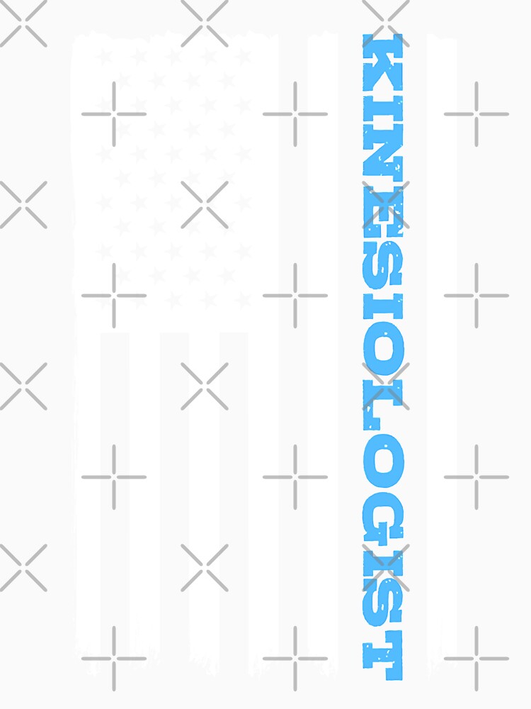 American Flag Kinesiologist USA Physical Therapist by LAWNMOWINGSER