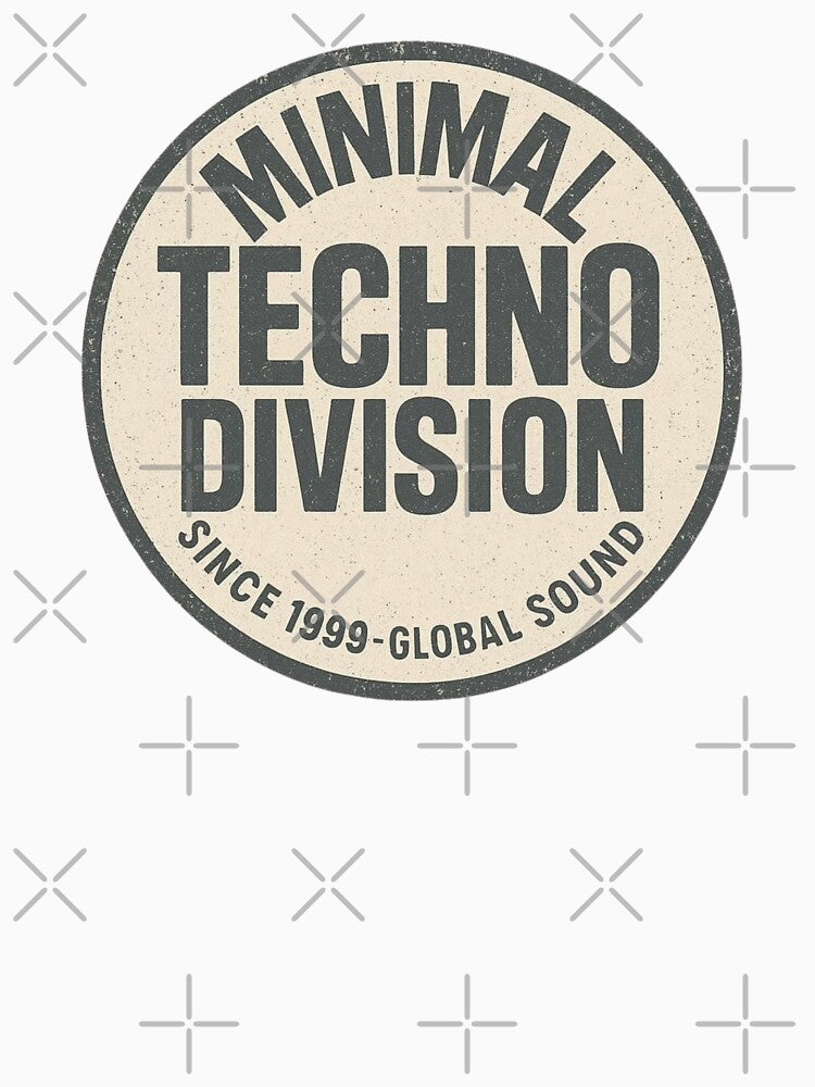 Minimal Techno Division – Classic Underground Techno Design by |TRSSHOP|