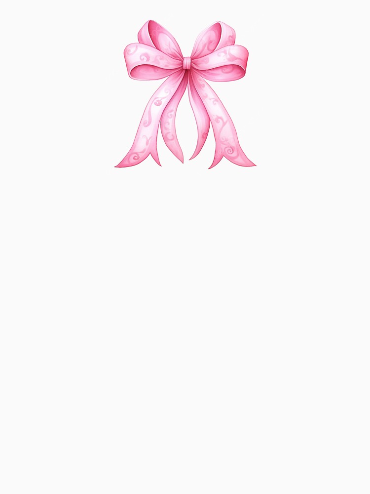 pink ribbon bow by cupcakefemcel