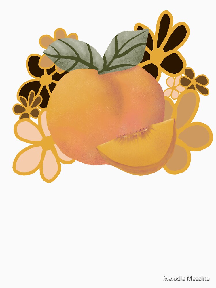 Peach Pattern – Fuzzy Evening – Orchard Evenings by Melodie Messina