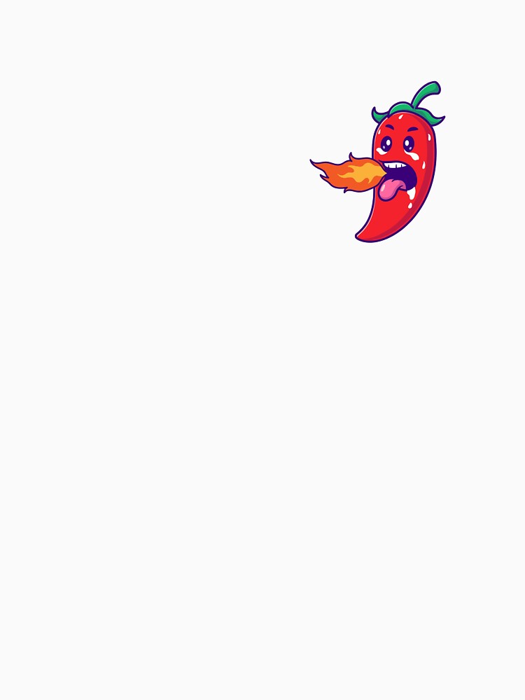 Funny Hot Chili Pepper Breathing Fire Cartoon by mhkhlb