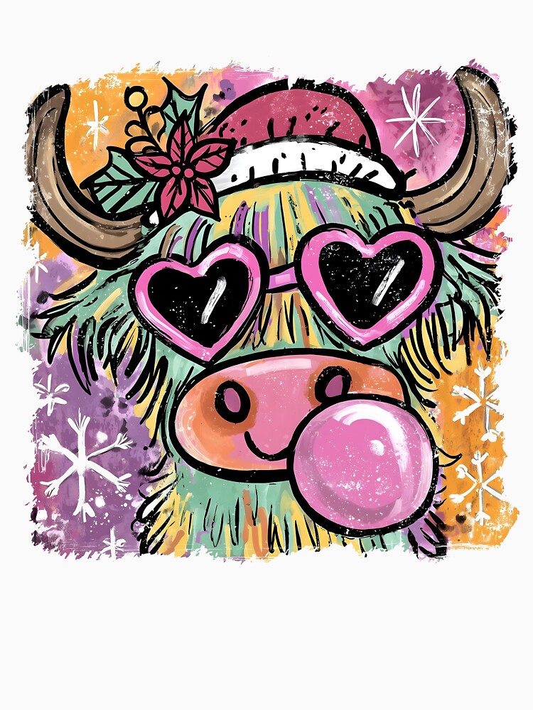 Cozy Winter Fluffy Cow by Aronjoh
