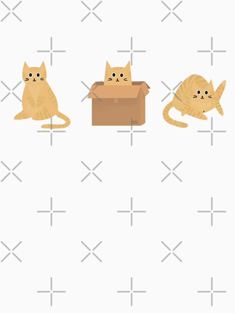 Chunky Orange Tabby Cat Doodle Pack by BluebellPainter
