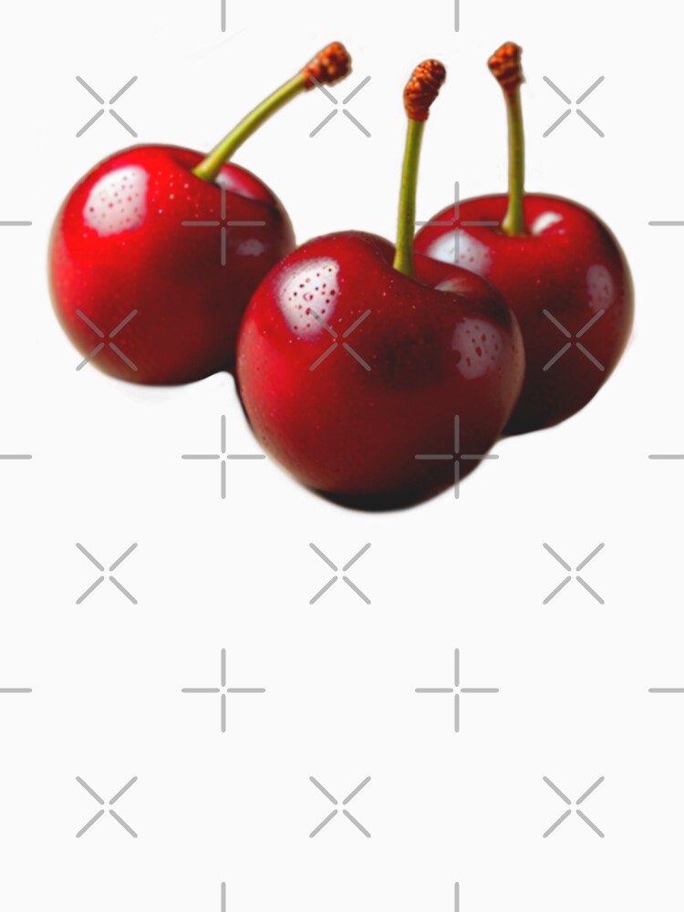 Retro red cherries cherry pattern by hollycooper