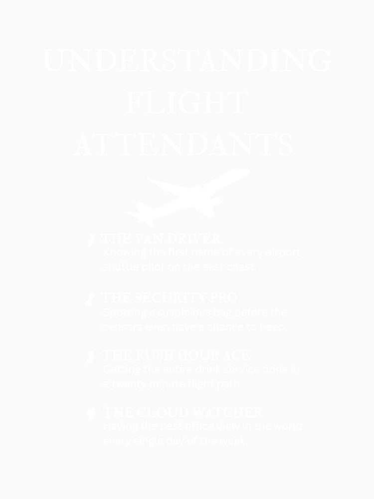 Jet Lag Champ Flight Attendant Aesthetic Art – Black by PsyFlow35