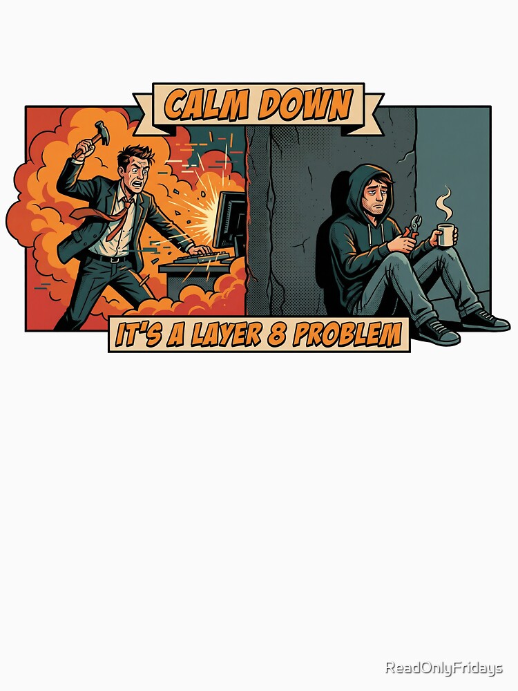 Calm Down It is a Layer 8 Problem Comic by ReadOnlyFridays