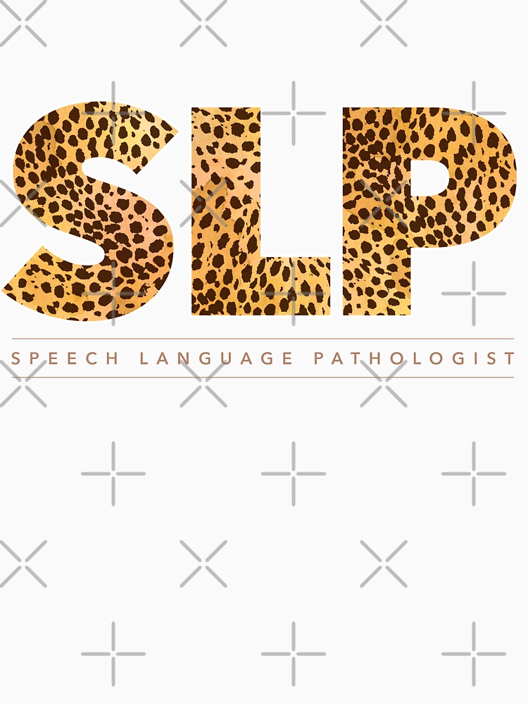 Speech Language Pathologist Speechie Leopard Cheetah Print by sweetheartistic